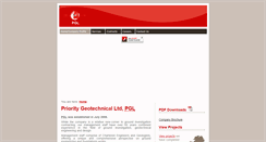 Desktop Screenshot of prioritygeotechnical.ie