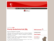 Tablet Screenshot of prioritygeotechnical.ie